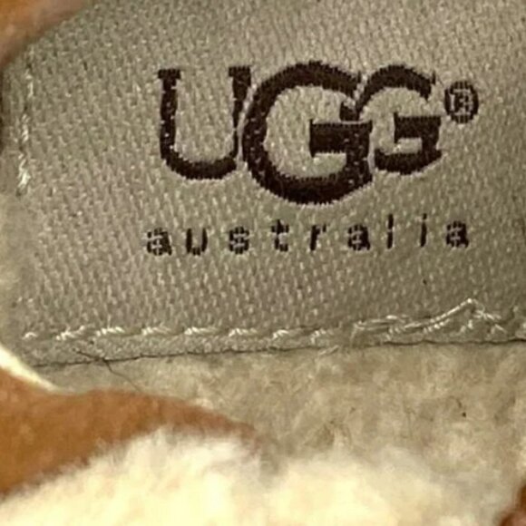UGG Australia Sandra Knee High Chestnut Sheepskin Boots - Size 7 - Picture 13 of 14